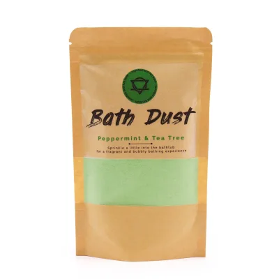 Polvo de Baño de Menta y Árbol del Té 190g