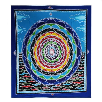 Mandala en las nubes 106cm x 93cm