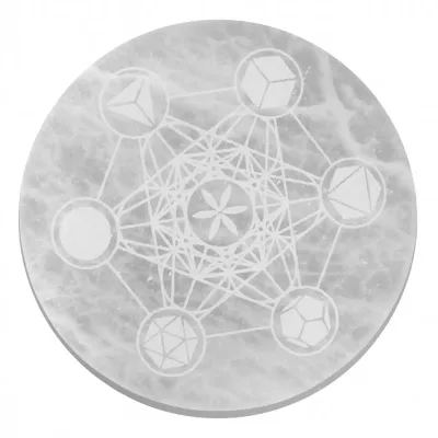 Placa de Carga Grande 18cm - Geometría Sagrada