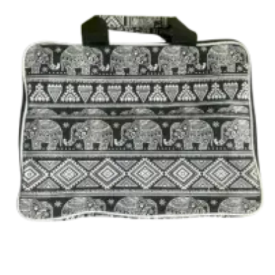 Bolsa acolchada para portátil (Elepants Motiff) 33x24x3cm