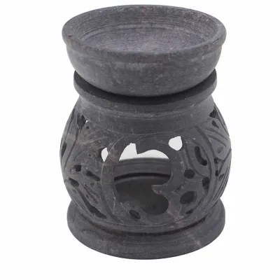 Quemador de aceite pequeño de esteatita 8cm - Om
