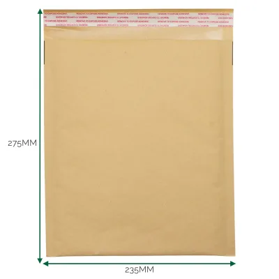 Sobre kraft acolchado con burbujas (235x275+40mm)