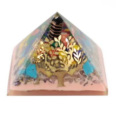 Lrg Organite Pirámide 70cm - Árbol base base de la tierra)