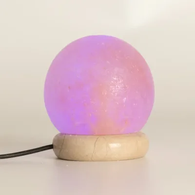 Lámpara de sal de bola USB de calidad - 8 cm (multi)