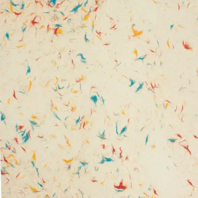 A4 - Papel artesanal Lokta (paquete de 20 hojas) - Algodón floral mixto