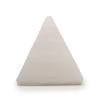 Pirámide de selenita - 5 cm