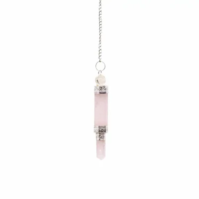 Péndulos Especiales - Cuarzo Rosa 3 Partes