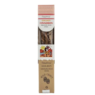 Palitos de resina para sahumar con canela dorada - 30 g