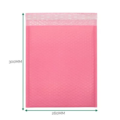 Sobre burbuja de polietileno rosa (260x300+40mm)