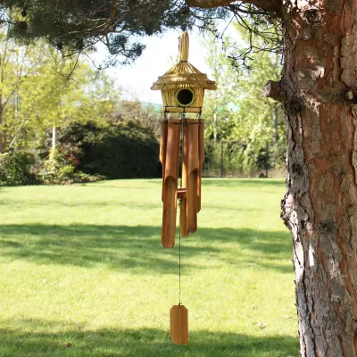 Caja Pequeña Cuadrada para Pájaros 45x17cm