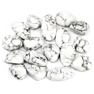 Piedra preciosa africana  / Howlite Blanco
