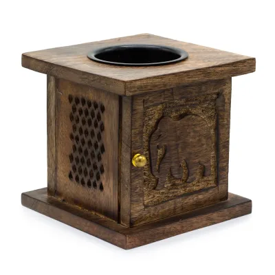 Quemador de caja grande de mango - Elefante