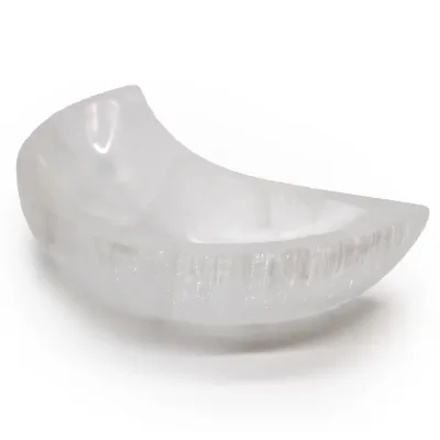 Cuenco de luna selenita - 15cm