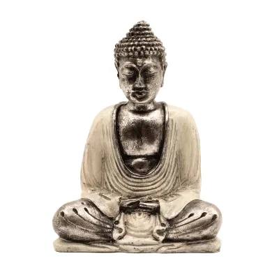 Buddha Blanco y Gris- Med