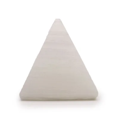 Pirámide de selenita - 5 cm