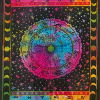 Arte mural de algodón - Zodíaco