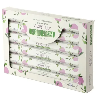 Varitas de Incienso a Base de Plantas - Violeta Lilly