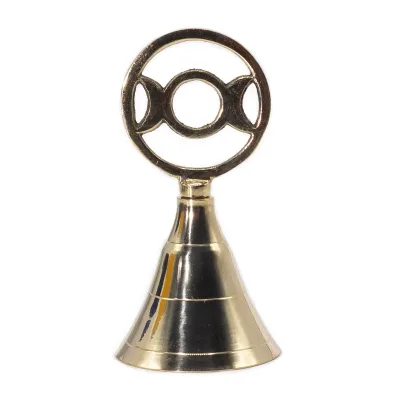 Campana de latón para altar - Tres lunas