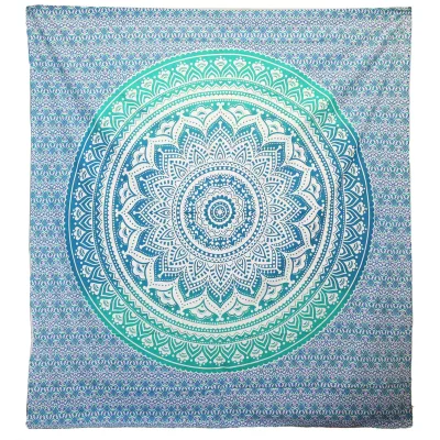 Tapiz  Pared / Pareo - Mandala - Verde