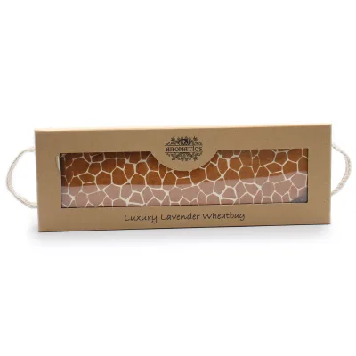 Bolsa de Trigo de Lavanda en Caja de Regalo - Jirafa de Madagascar