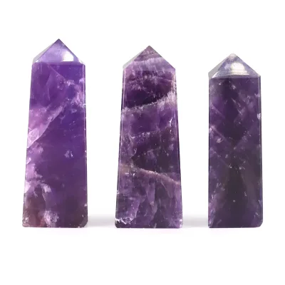 Puntas de obelisco de piedra preciosa aprox. 5 cm - amatista africana
