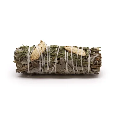 Atado de Hierba - Salvia Blanca, Jengibre y Cedro
