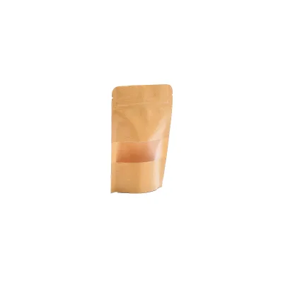 Bolsa kraft con ventana 10x16 cm