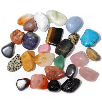 Piedras pulidas mixtas - 0,5 kg (aprox. 25 piedras)