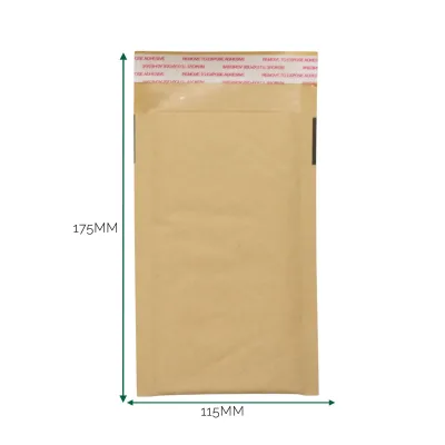 Sobre kraft acolchado con burbujas (115x175+40mm)