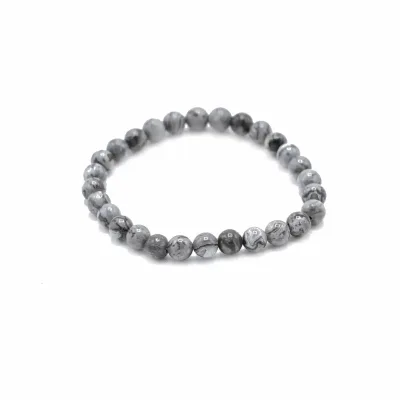 Pulsera de manifestación de piedras preciosas - Piedra de mapa - Prosperidad