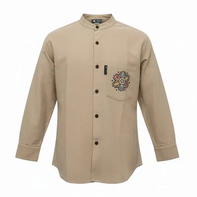 Nomad Sari Kathmandu Camisa - Piedra - Mediano
