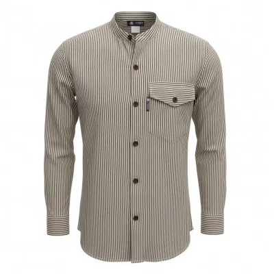 Nomad Sari Camisa Grandad - Gris Piedra - XL