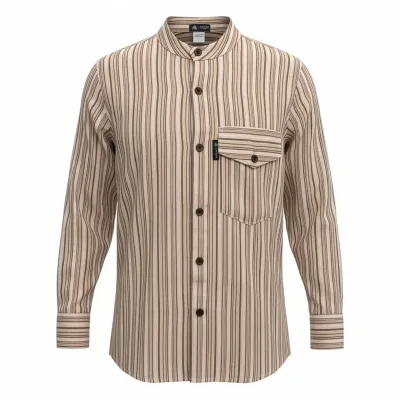 Nomad Sari Camisa de abuelo - marrón beige - XL