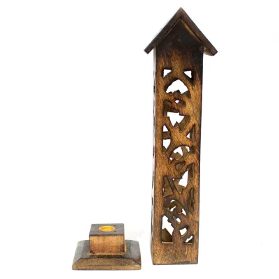 Torre del Incienso Místico - Madera de Mango