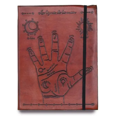 Cuaderno mediana con elástico - Quiromancia