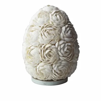 Lámpara Boho Sea Shell - Rosa Ovalada - 20cm