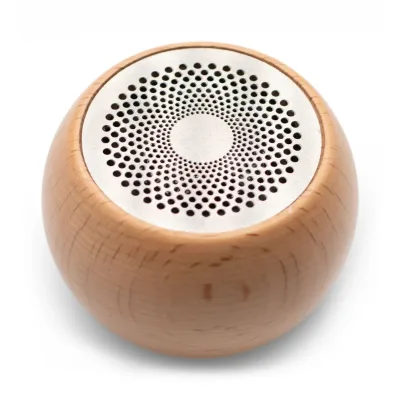 Mini altavoz de madera con Efecto Mandela