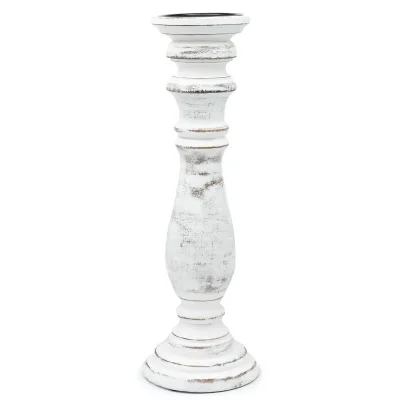 Candelabro clásico - Blanco - 373x10cm - Grande