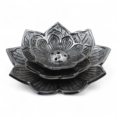 Portainciensos Flor de Loto de Tres Flores