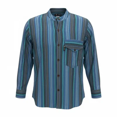 Nomad Sari Camisa de abuelo - Turquesa - Grande