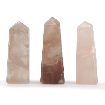 Puntas de obelisco de piedra preciosa aprox. 5 cm - cuarzo ahumado