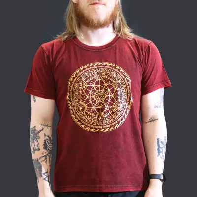 Camiseta Nomad Sari Grande - Chakra - Granate