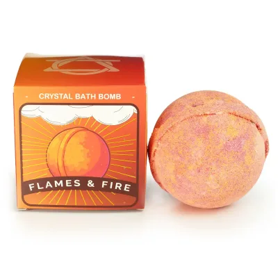 Bomba de baño de cristal - Fuego