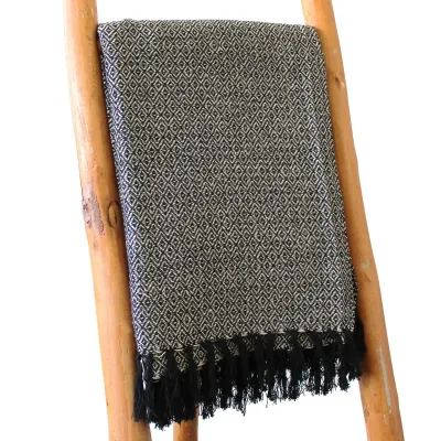 Mantas Boho Comfort - Carbón