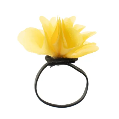 Anillos difusores de chifón con fragancia - Amarillo