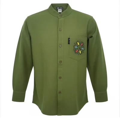 Camisa Nomad Sari Kathmandu - Verde Bosque - XL