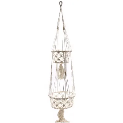 Macetero de Macrame - Doble