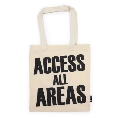 Bolso Básico Icónico - ACCESO A TODAS LAS ÁREAS - (40x36cm) - Algodón Natural 4 oz