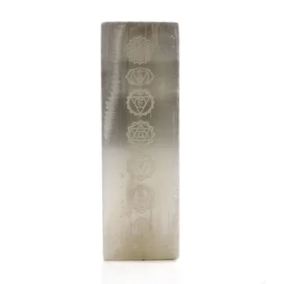 Lámpara Bloque Selenita 25cm - Lámpara Chakra