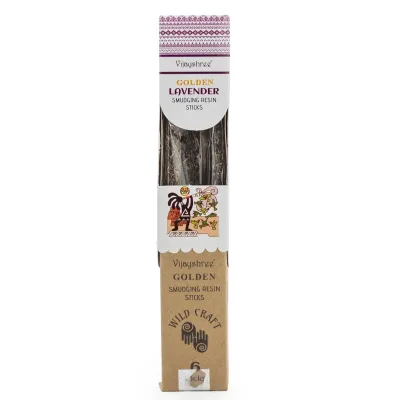Palitos de resina para sahumar de Lavanda Dorada - 30g